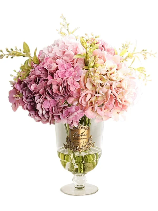 Fragrance flower summer hydrangea flower indoor lasting fragrance high-end fragrance ornament gift