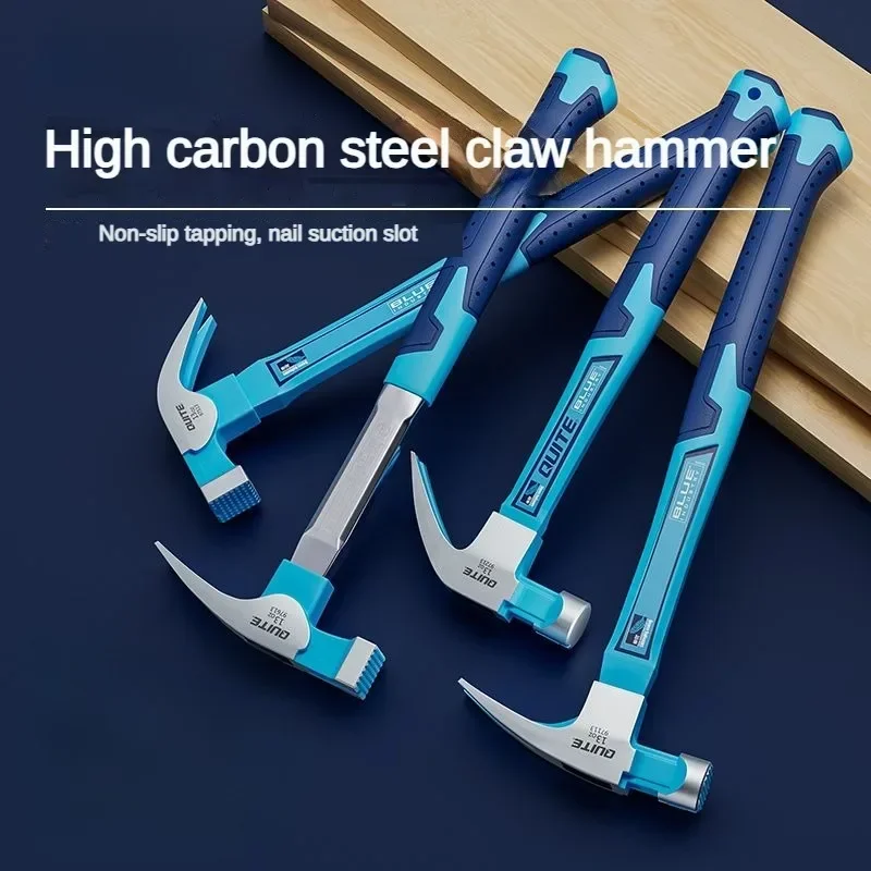 High-carbon Steel Hammer Woodwork Tools Professional Carpenter Claw Hammers Multifunctional Hardware Hand Tools Accessories