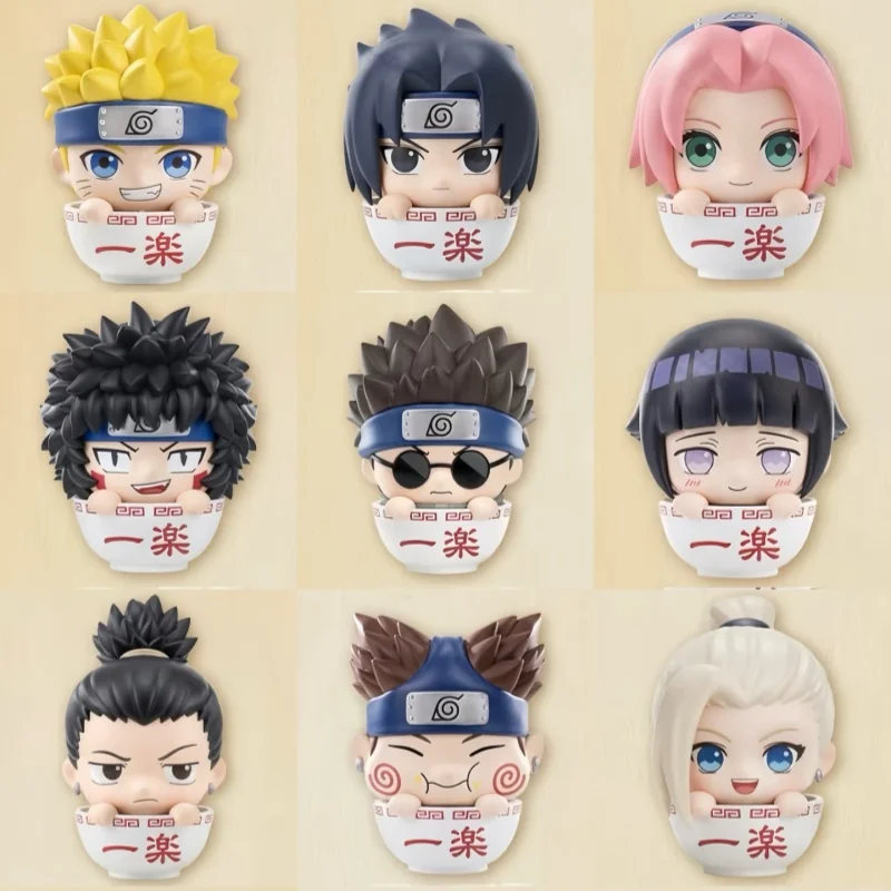 Neuerscheinung: Original Uchiha Sasuke Ramen Time Blind Box, Niedliche Mini-Figuren, Schreibtisch-Dekorationen, Sammlerstücke, Geschenke