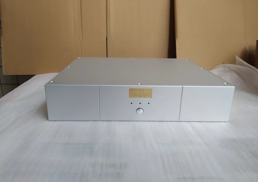 Goldmund All aluminum amplifier chassis / Preamplifier case / AMP Enclosure DIY box (430 *90*340mm)