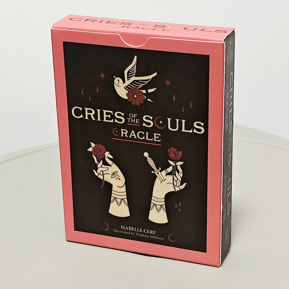 

Cries of The Souls Oracle Deck - 42 Pcs Oracle Cards Support You To Accept Your Inner Wounds 10.5*7.5cm