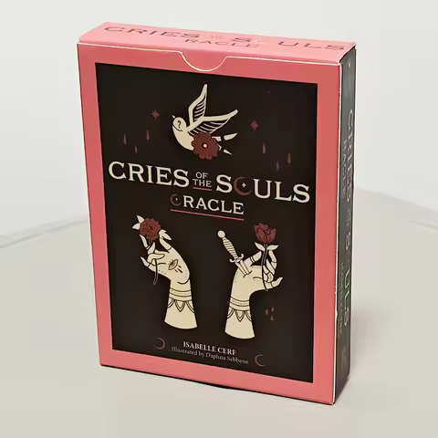 Cries of The Souls Oracle Deck - 42 Pcs Oracle Cards Support You To Accept Your Inner Wounds 10.5*7.5cm