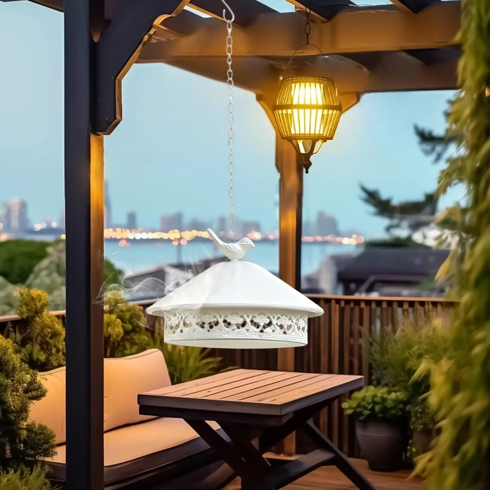 Outdoor Incense Holder Retro Iron Aromatherapy Diffuser Box Outdoor Incense Burner For Indoor Outdoor Home Decor Camping Living