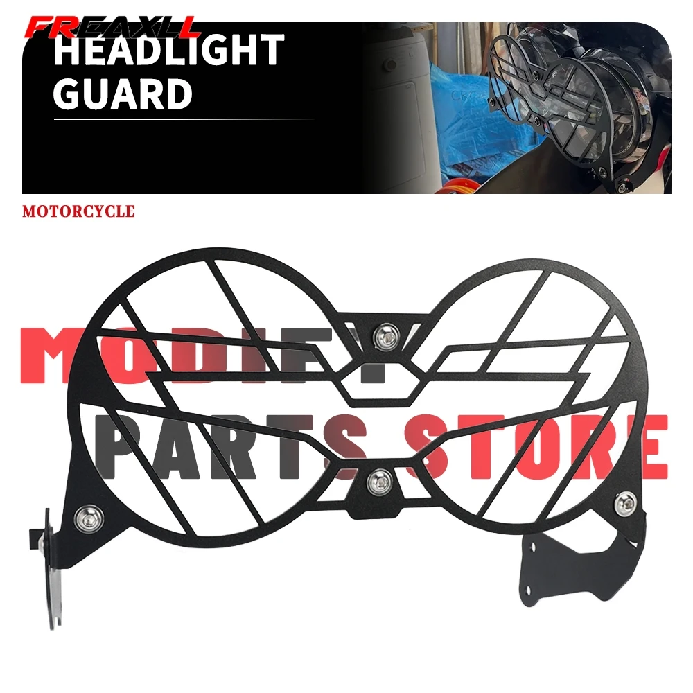 

For Moto Guzzi V85TT V 85 TT V85 TT 2019-2026 Motorcycle Accessories 2025 2024 2023 2022 Headlight Guard Head Light Grille Cover