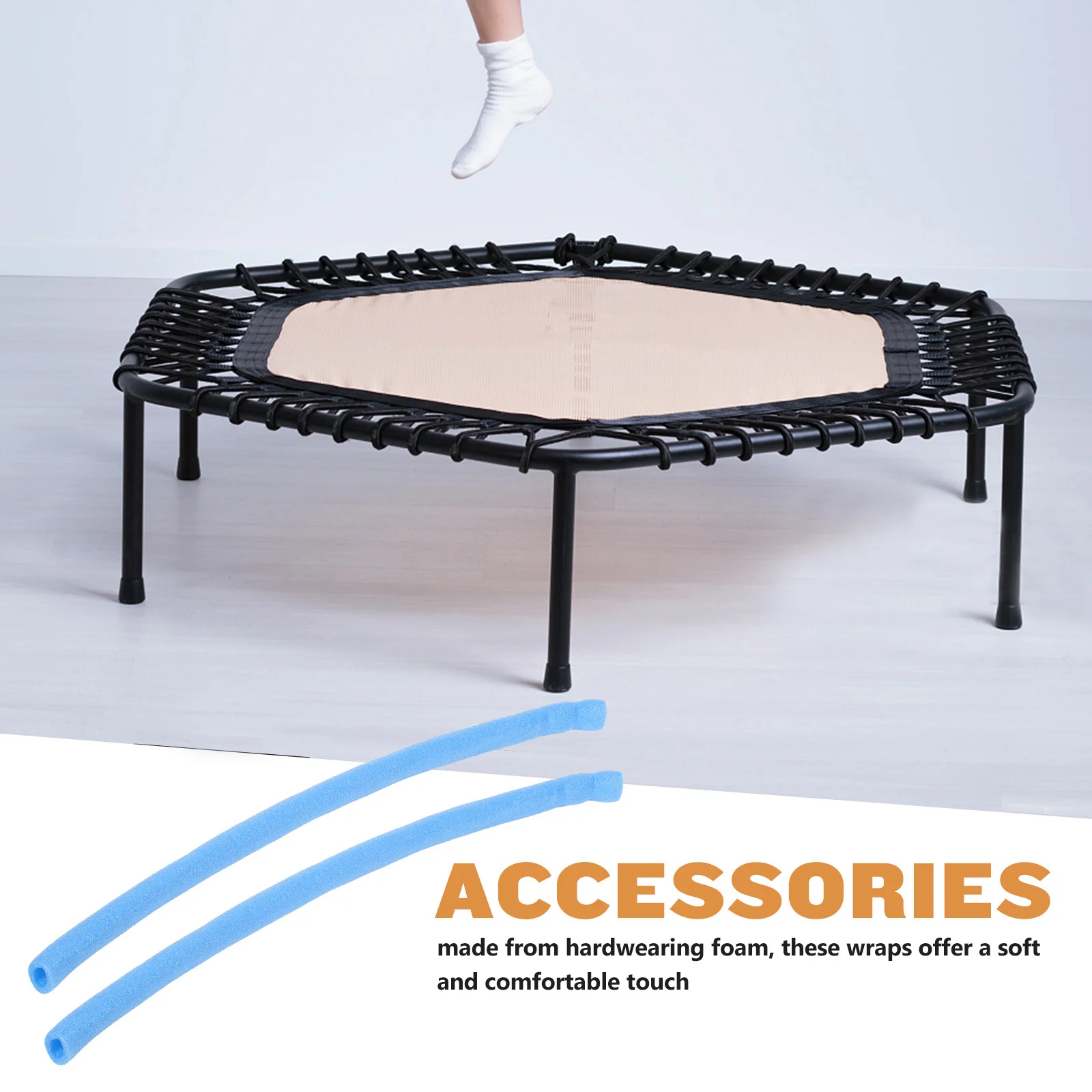 

6Pcs Trampoline Pole Foam Sleeves 88cm Shock Absorbing Trampoline Foam Guards Protective Covers Pole Safety Wraps