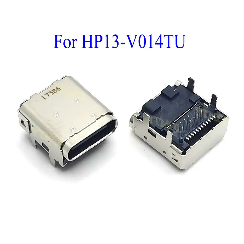 2PCS USB 3.1 Type C For HP13-v014tu Laptop Charge Port TPN-C127 Built-in Socket Tail Plug Type C Female DC Power Connector