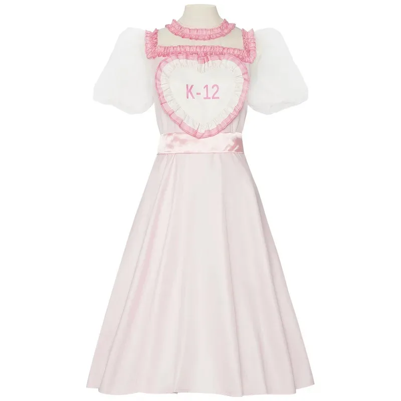 

AIAI 2025 Movie K-12 Melanie Martinez детский карнавальный костюм розовое фиолетовое платье наряд для девочек нарядный костюм на Хэллоуин, день рождения C