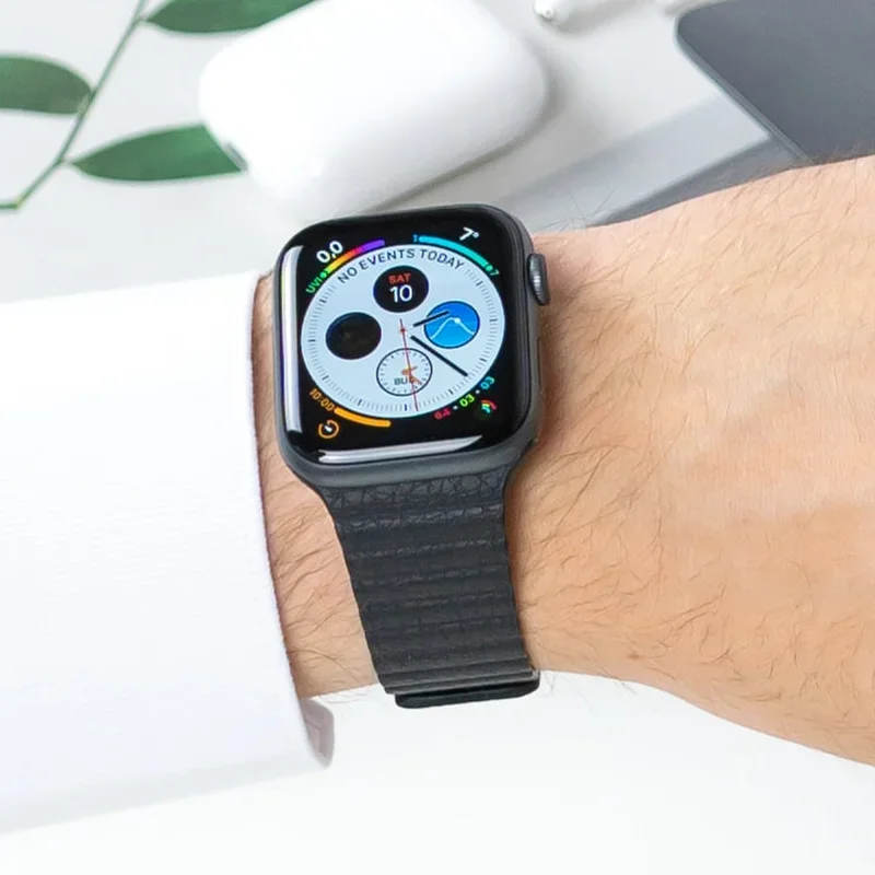 Cinturino ad anello magnetico per cinturino Apple Watch 49mm 44mm 40mm 45mm 41mm 38mm 42mm Bracciale in silicone IWatch 8 ultra 5 Se 6 7 correa