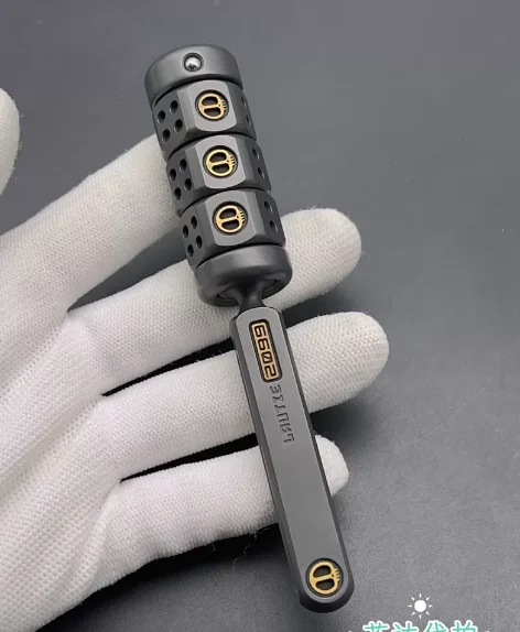 Used EDC Lautie Grand Slam Zirconium Alloy Material EDC Decompression Toy