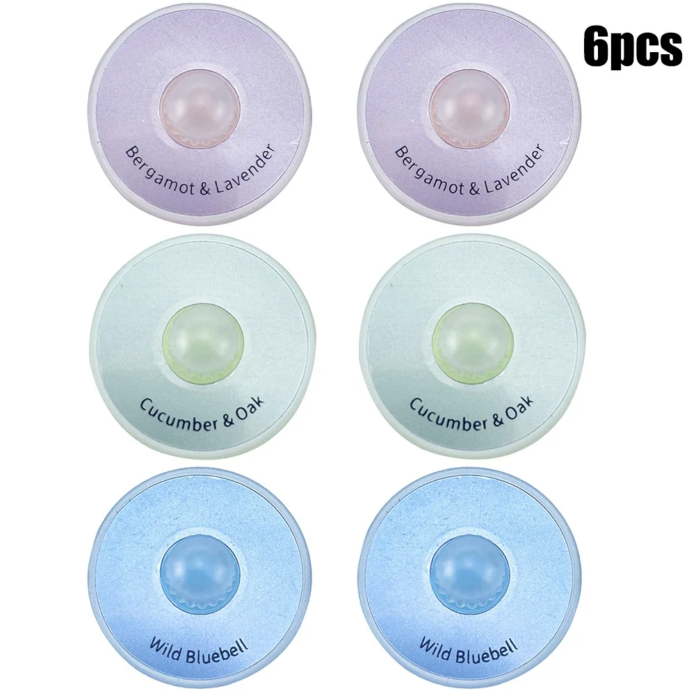 Air Freshener Sweeper Part Fragrance 6pcs/set Accessories Aromatherapy Deodorant Capsules 100% Brand New High Quality