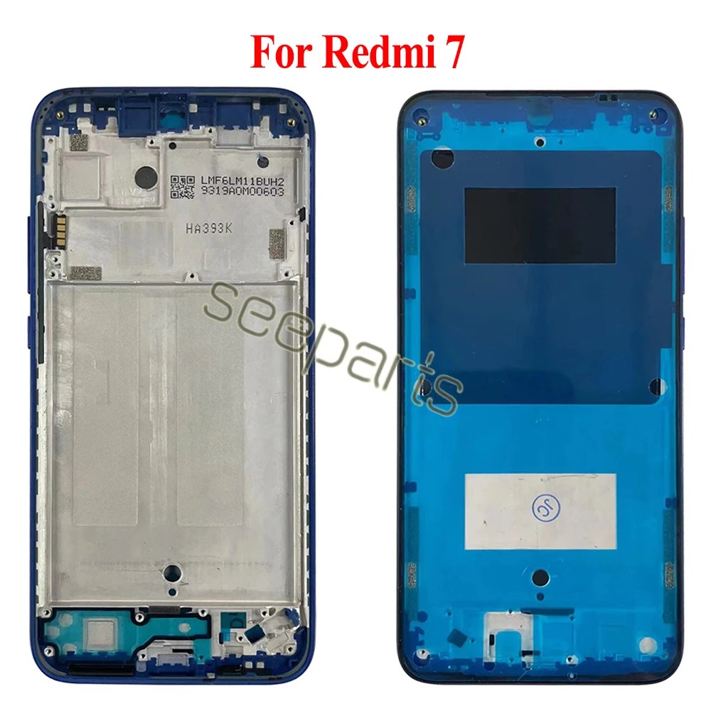 For Xiaomi Redmi 7 7A 8 8A 9 9A 10 Prime LCD Frame Middle Frame Bezel Housing Replacement Parts For Redmi 9T 10A 10C Front Frame