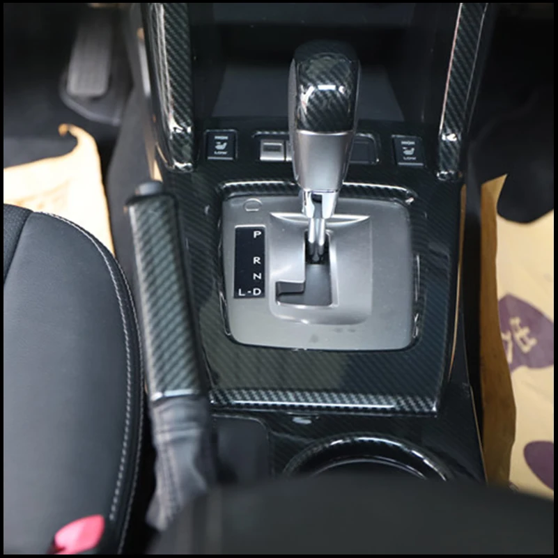 

Car Styling Decorate For Subaru Forester 2013-2017 Interior Gear Shift Panel Cover Sticker Trim Moldings Auto Accessories