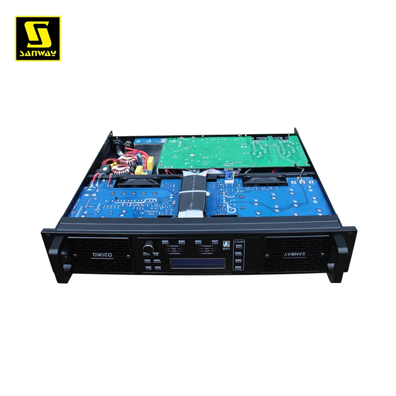 4 Channel Class D Amplifier High Power Outdoor Subwoofer Audio Equipment