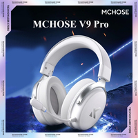 MCHOSE V9 Pro Gaming Headphones Noise Reduction Head-mounted Music Wireless Tri-mode Customized Earphones PC E-Sport Accessories