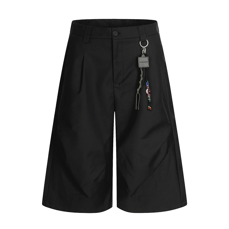 

GXFortune American Sle Loose Fit Seven-Foot Straight Leg Pants Men Women Casual Loose Matching Couple Pants