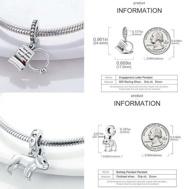 925 Sterling Silber Charm-Perlen Tagebuch Film Haus Sonne Mond Flugzeug Reise Kaffee DIY Armband Halskette Schmuck Geschenk für Frauen – Detail 10