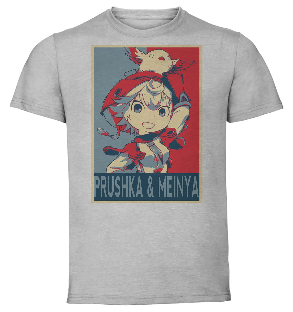 T-Shirt Unisex Grey Propaganda - Made in Abyss - Prushka & Meinya SA0735