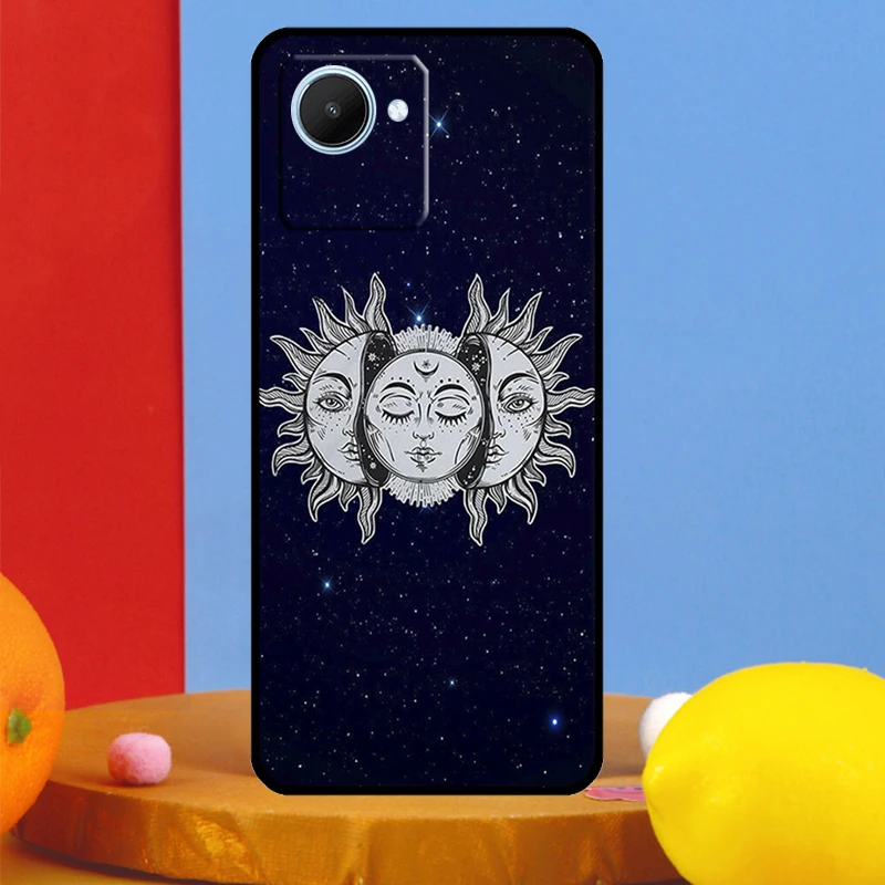 SUN AND MOON Mystic Zodiac For Realme 12 9 10 11 Pro Plus C67 C55 C53 C51 C35 C33 C30 C25s C21Y C31 GT5 GT Neo 6 Case