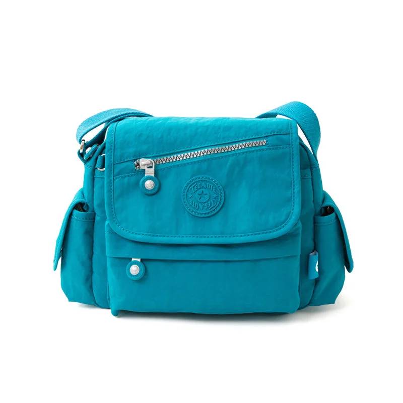 2023 Summer New Pocket Diagonal Cross Small Bag Horizontal Version Solid  Multi-layer Commuting Three In Women Bag