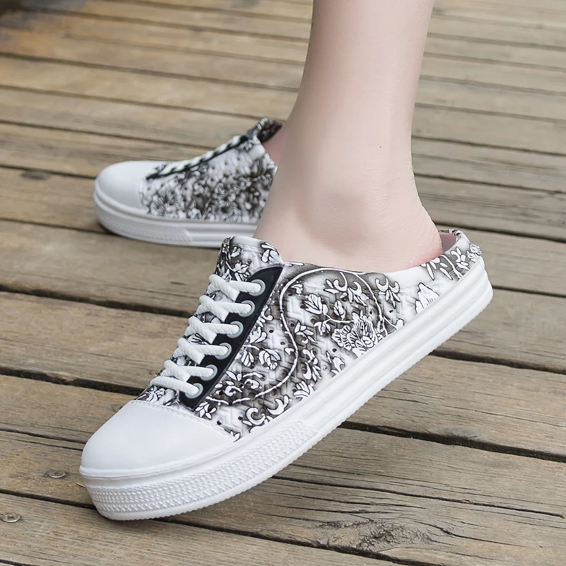 Women's Fashion Clogs Sandals Summer Breathable Flats Home Slippers Water Shoes Anti-Slip Slippers