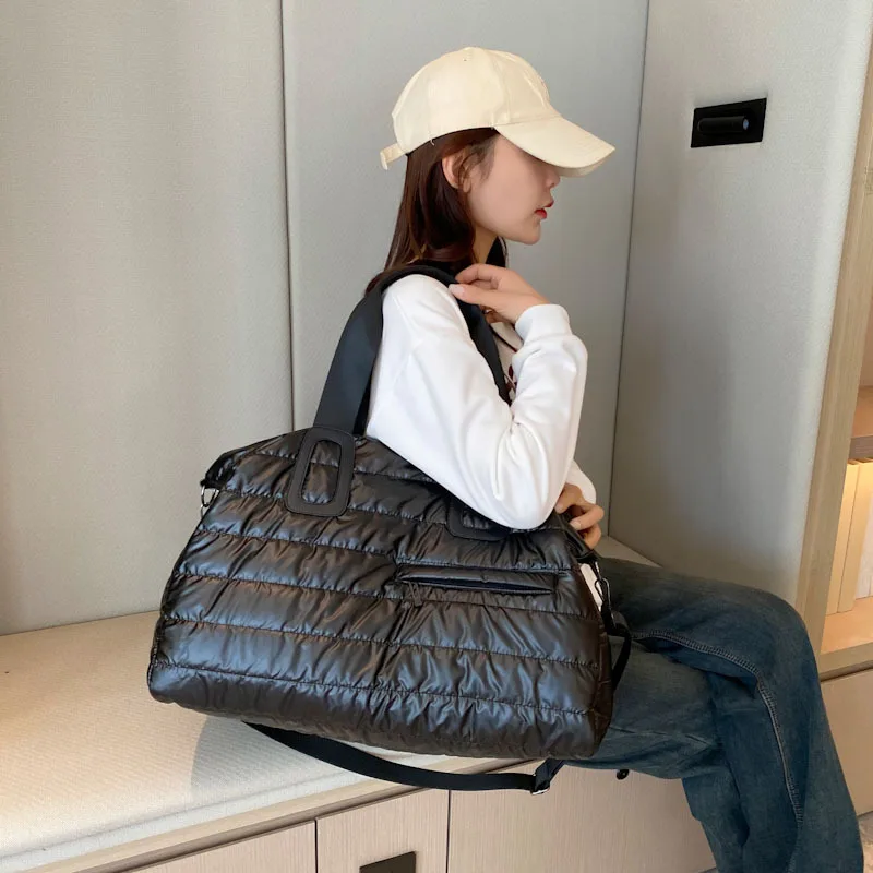 Sports Gym Bag for Women Dry Wet Separation Waterproof Yoga Duffle Bag Portable Travel Handbag for Swimming