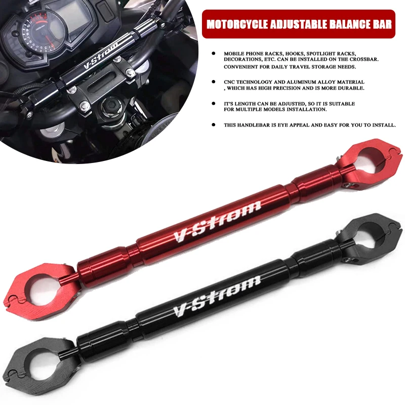 For VSTROM 650 DL650 DL250 DL1000 V STROM Motorcycle Handlebar Adjustable Balance Grips Handle Cross Bar Steering Wheel