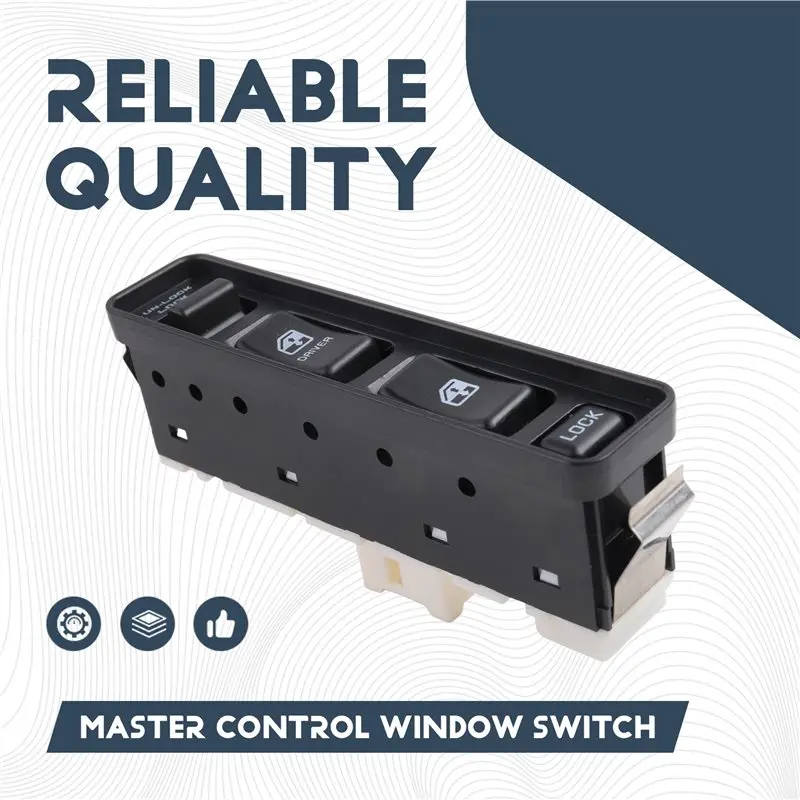 ASMA-Master Control Power Window Switch Front Right Drivers Side For Vitara 1992-1998 37990-60A00