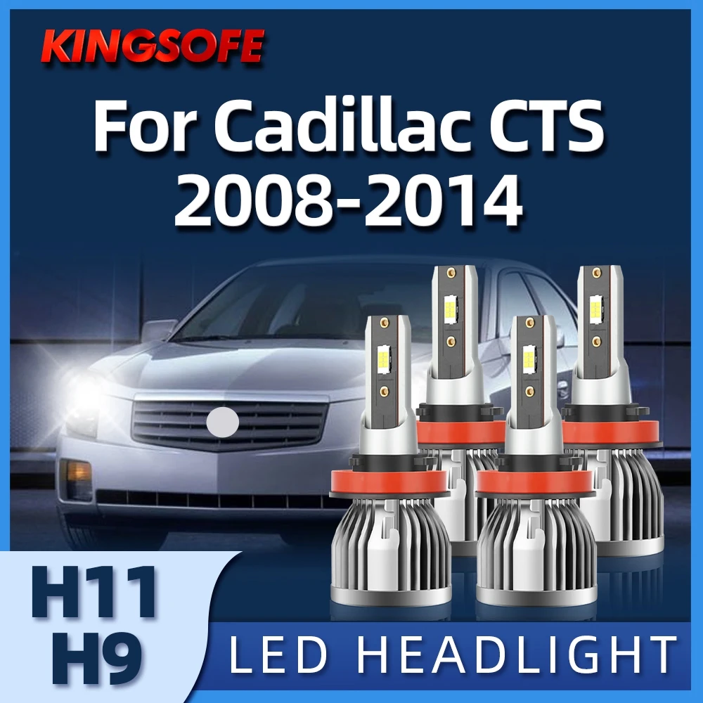 

Roadsun LED Headlight Bulb 110W 3570 CSP H9 H11 Lamp 6000K White 12V For CTS Cadillac 2008 2009 2010 2011 2012 2013 2014