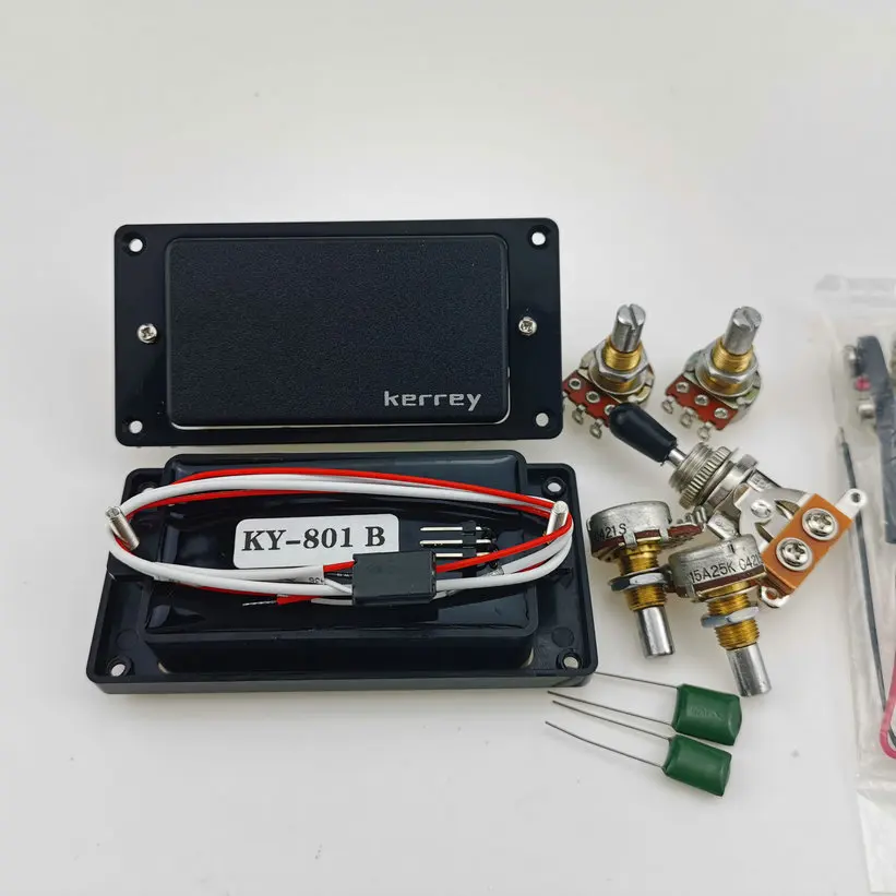 

Kerrey Active звукосниматель Humbucker Звукосниматели для электрогитары Активный аккумулятор 9 В в наличии