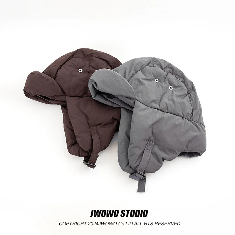 قبعة الصياد السفلية الفاخرة للشتاء خفيفة الوزن ودافئة للأذن، غطاء رأس ثلج مقاوم للرياح للجنسين مع قوة تعبئة عالية