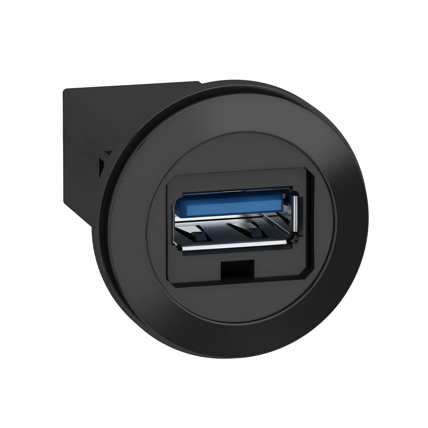 

XB5PUSB3 Panel mounted USB 3.0 port, plastic, Ø22, for USB interface jack type A