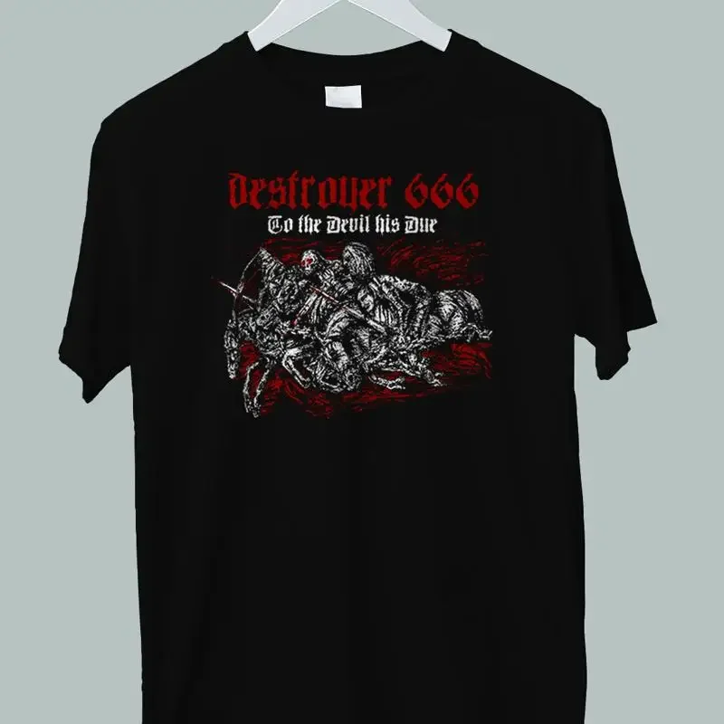 Destr Yer 666 To The Devil His Due T Shirt S 3Xl