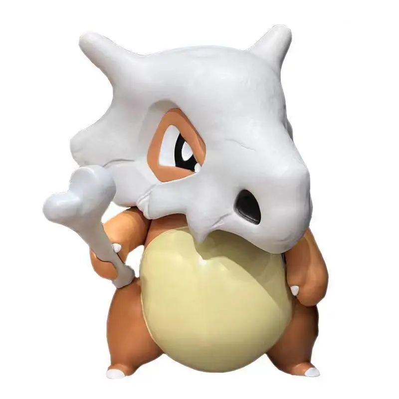 8CM Anime Pokemon Cubone Figure GK Model Q Version Kawaii Cute Statue Pvc Action Figurine Collection Ornament Doll Kids Toy Gift