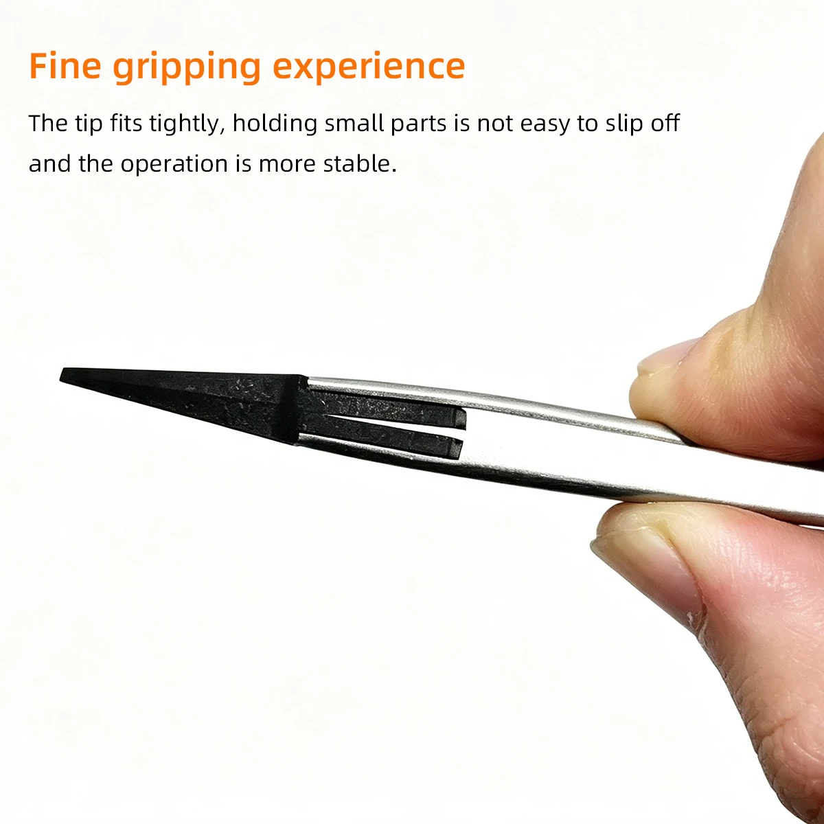 1PC ESD Antistatic Tweezers Stainless Steel Replaceable Tip Tweezers For Watch Repair Electronic Component Pick Tools