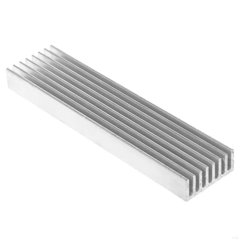 920L 1PC 100x25x10mm Aluminum Heatsink Radiator DIY  For Electronics IC Chip LED Power Transistor Silver