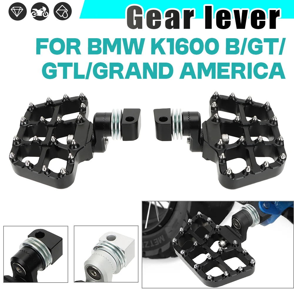 

Motorcycle Rotatable Footpegs Adjustable Rear Foot Rests Pedal For BMW K 1600 GT K 1600 GTL K1600GT K 1600 Grand America K1600 B