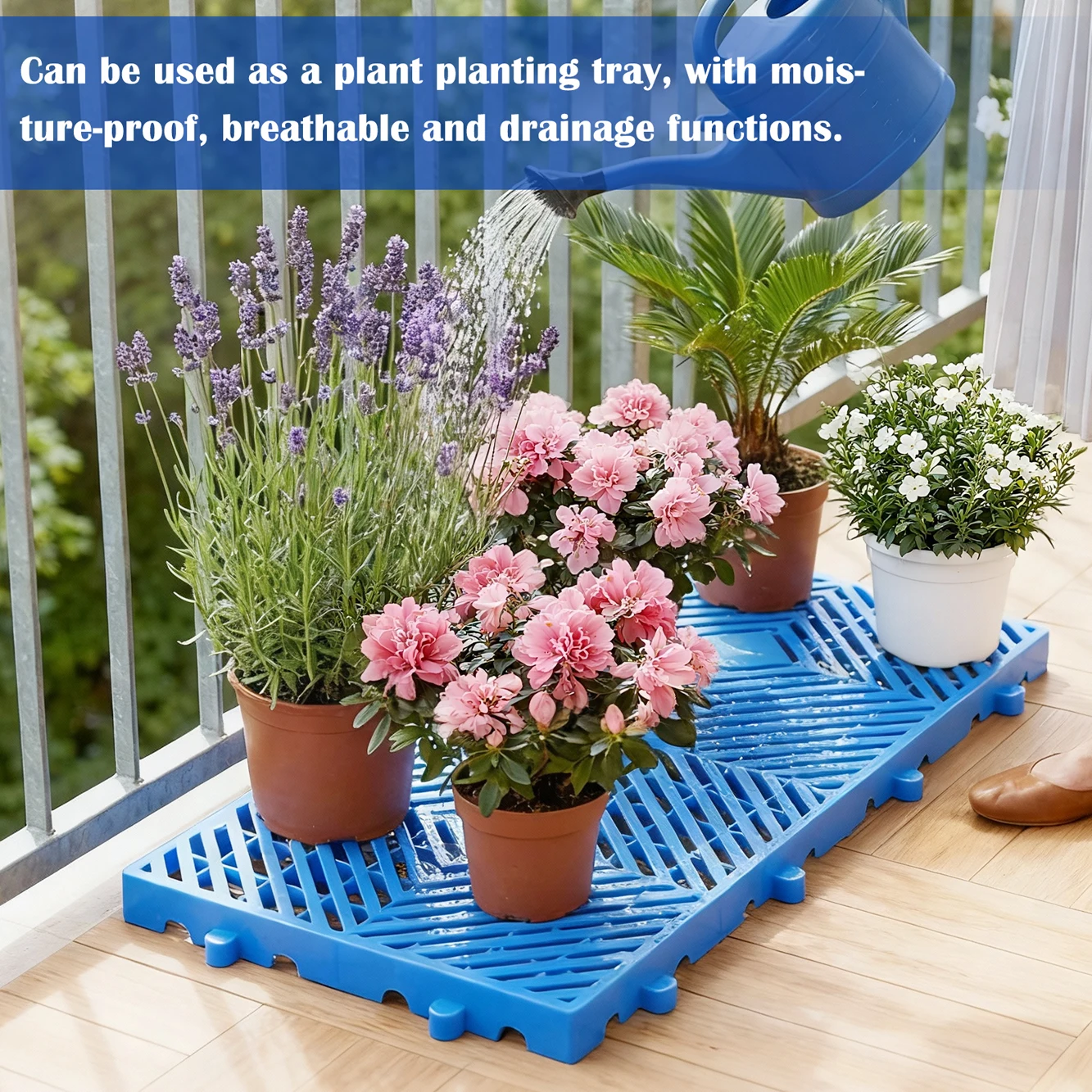 

10 шт. легких пластиковых поддонов для пола на кухне ресторана, легкие водонепроницаемые подставки для хранения