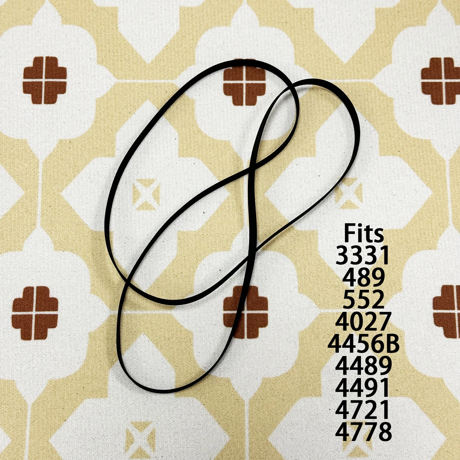 Flat Drive Belt Fits SOUNDESIGN 3331 489 552 4027 4456B 4489 4491 4721 4778 Turntable Platter Belt Repair