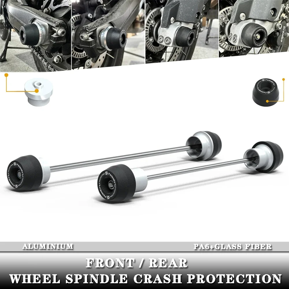 For Honda CRF1100L Africa Twin / Plus / Adventure Sport / Adventure Sport Plus 20-23 Front Rear wheel Spindle Crash Protection