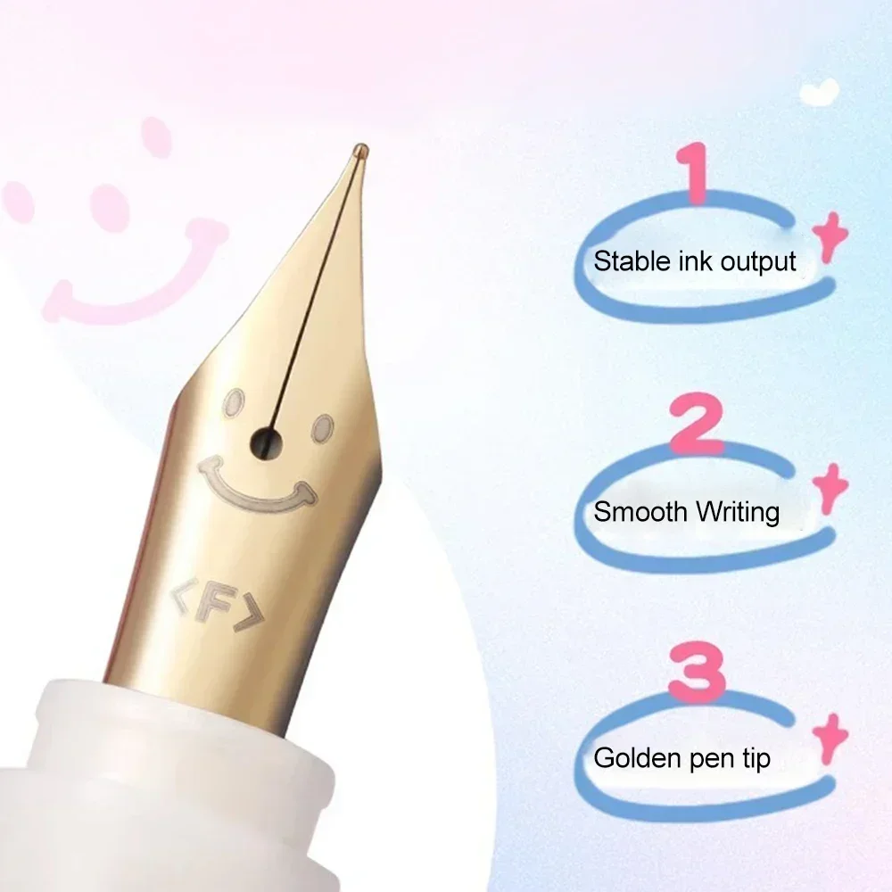 Pluma estilográfica KAKUNO Pilot japonés para escribir, incluye dispensador de tinta, punta F/M, accesorios escolares y de oficina Kawaii, novedad de 2025