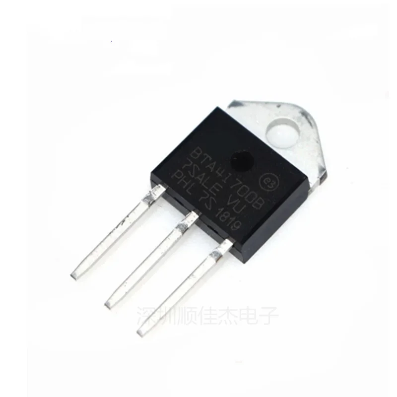 

10PCS/lot New BTA41-600B BTA41-700B BTA41-800B BTA41-1200B BTA41 TO-3P Bidirectional thyristor In Stock Wholesale