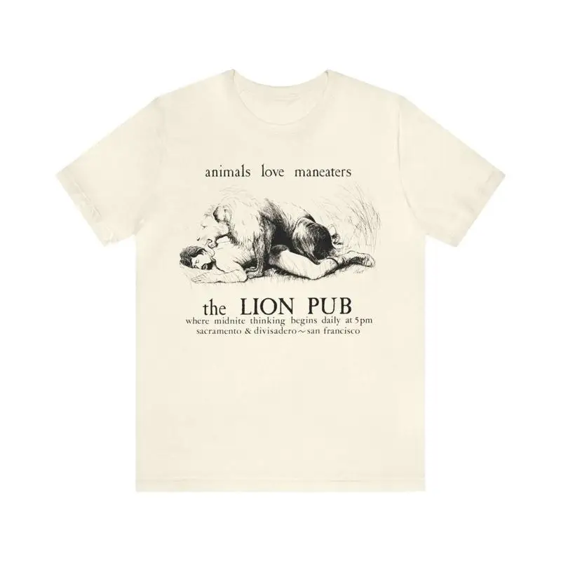 

The Lion Pub San Francisco 1968 2016 Animals Love Maneaters T shirt