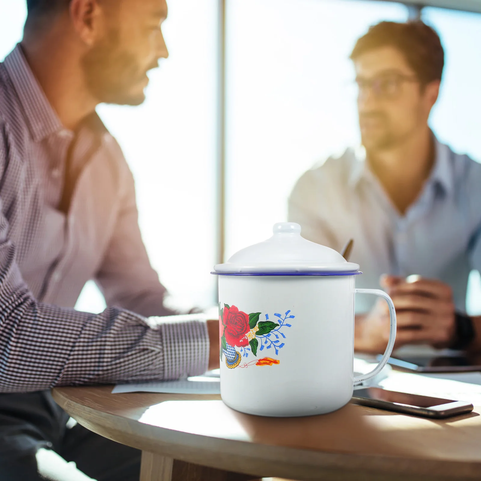 

Vintage Enamel Mug Water Cup Retro Iron Creative Tea Coffee Home Office Beverage Drink Supplies Unique Chic Gifts