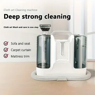 US Plug Cloth Cleaning Machine Spray Suction Integration,Deep Strong Sofa and Seat Carpet Curtain Mattress Trim Cleaning