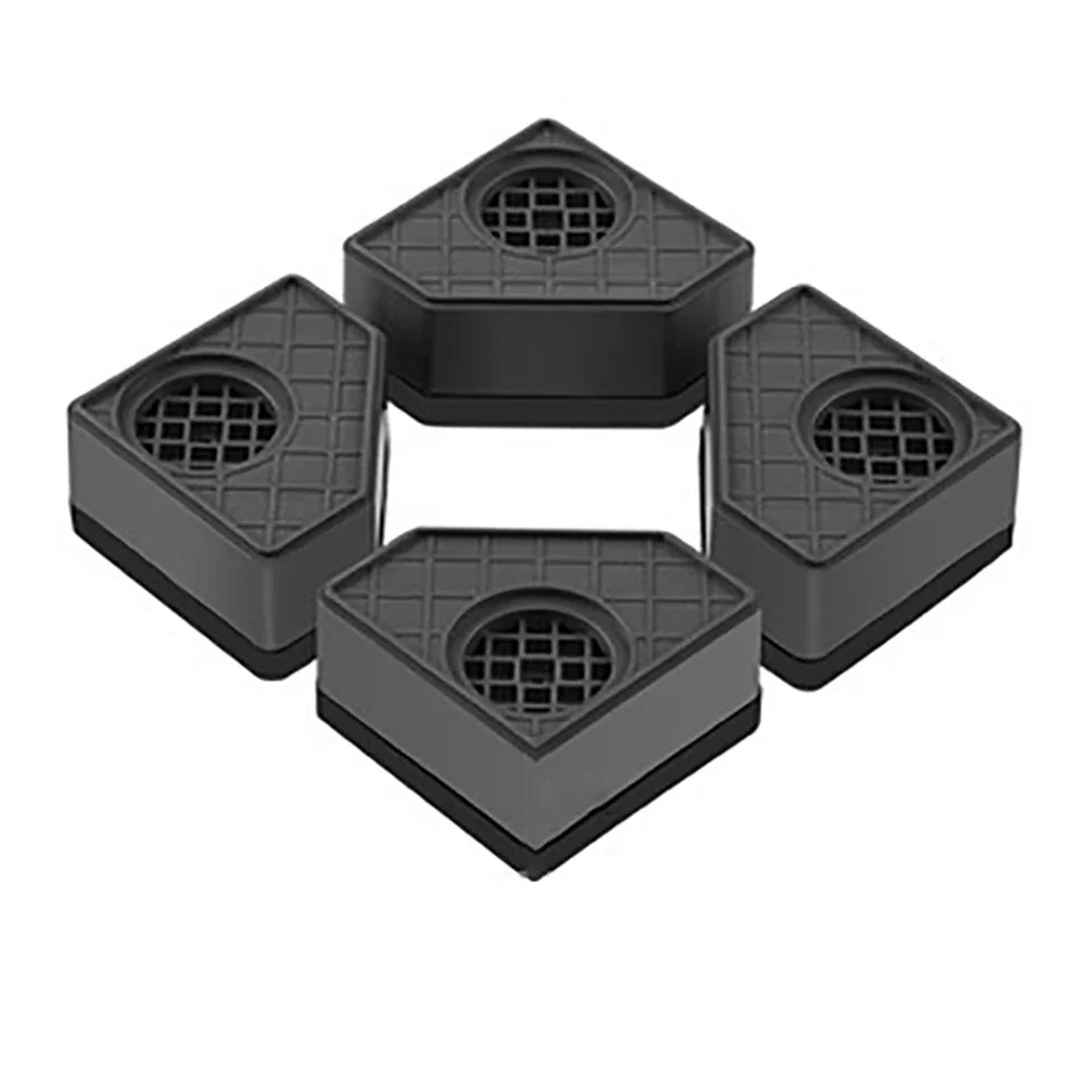 Height Increase Pad 9*9*4.5cm Refrigerator Foot Pad Easy Installation Moisture-proof Design Stability Enhancer