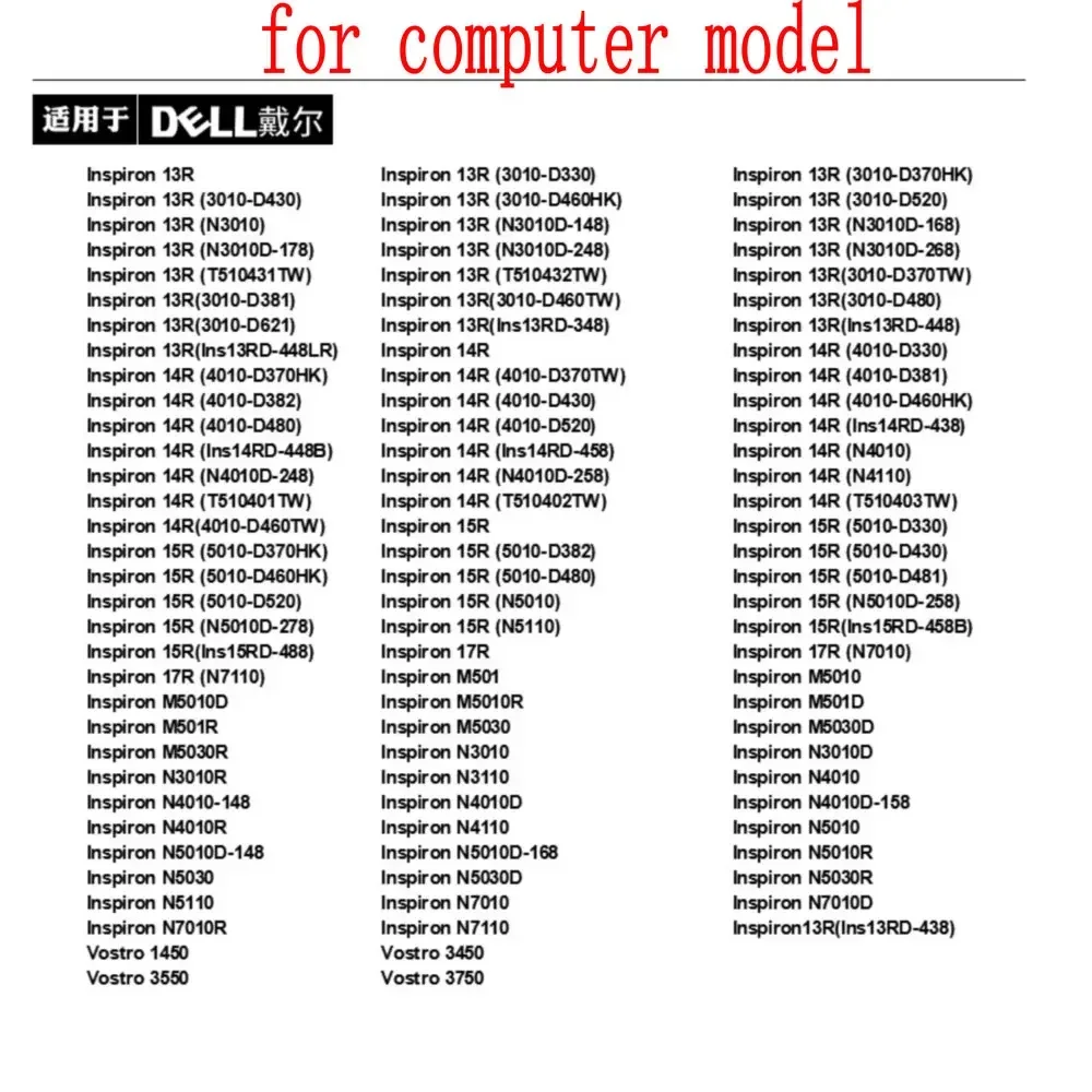 Baterai Laptop baterai untuk 04YRJH 06P6PN 383CW 9T48V 07XFJJ 0YXVK2 451-11510 J1KND 312-0233/0234 4T7JN