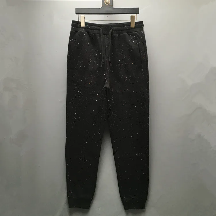 

High New Novelty luxury Men 2022 Classic Shiny Sky stars Comfortable Cotton Parkour Sweat Casual Pants Sweatpants D48