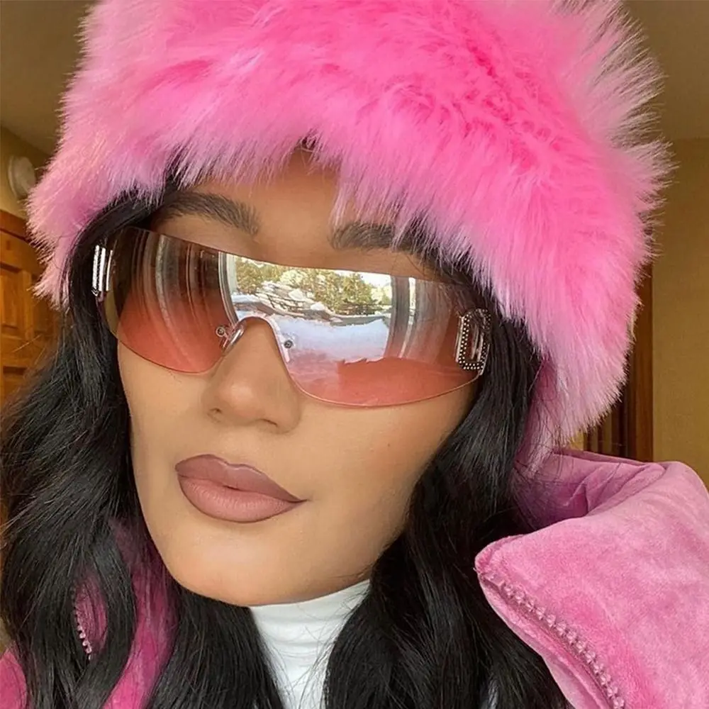 Luxury Y2K Sunglasses Women Brand Designer New Punk Sports Sun Glasses Men Goggle Shades UV400 Fashion Letter Eyewear