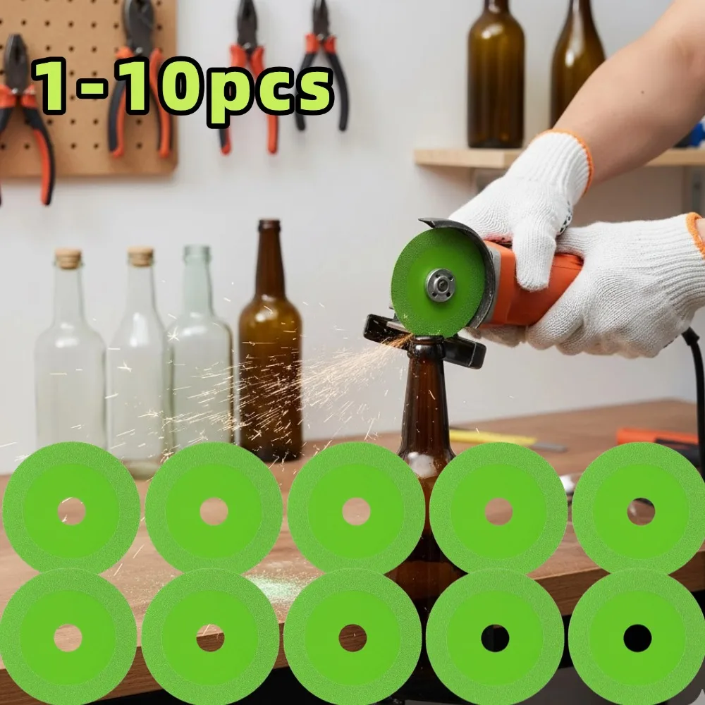 

100mm Glass Cutting Disc Diamond Marble Saw Ceramic Tile Jade Glass Cutting Tool Sharp Brazing Grinding Disc 1-10pcs