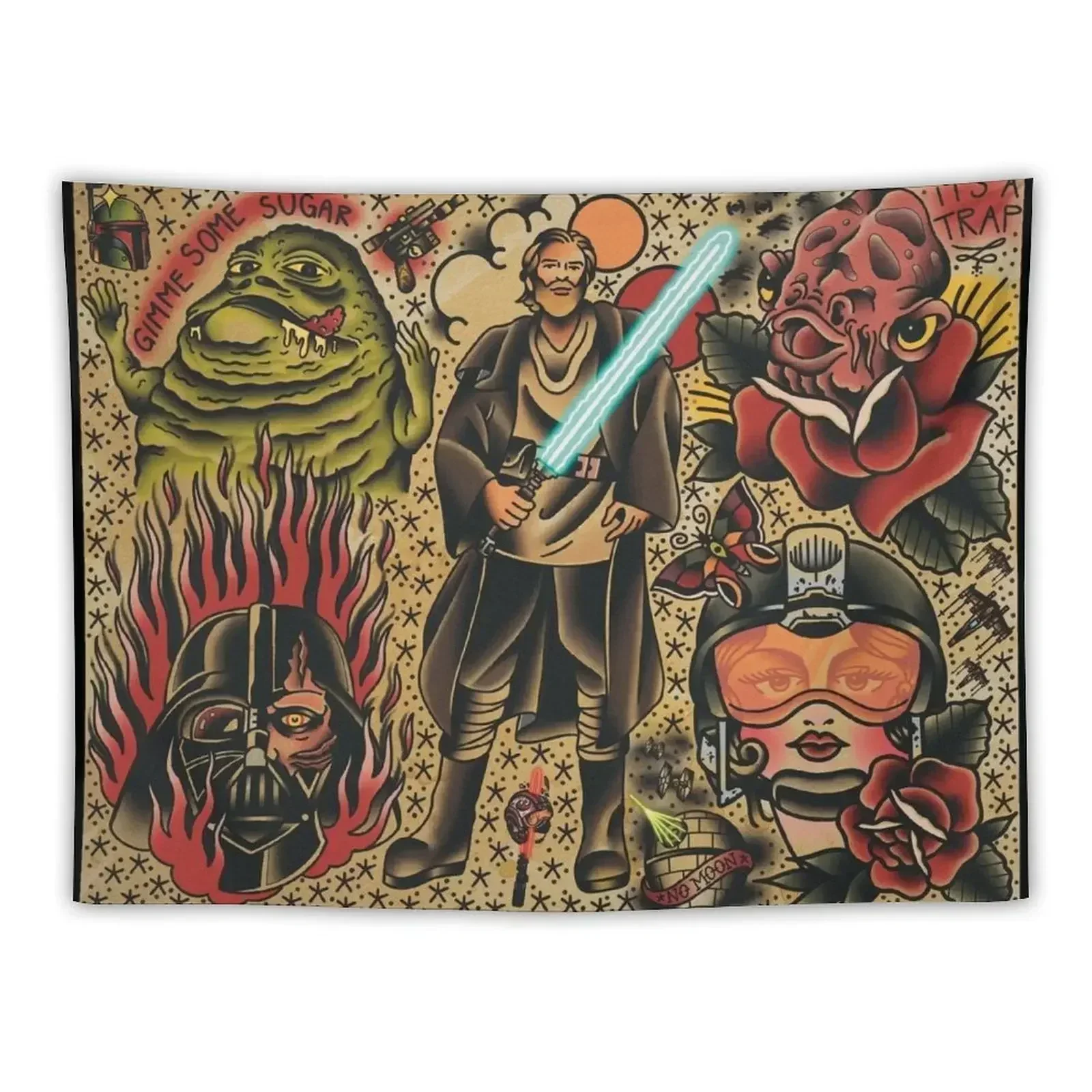 

Battle for hope Sheet (Full Throw Blanket Size) Hori Tapestry Japanese Room Decor Decor Home Tapestry